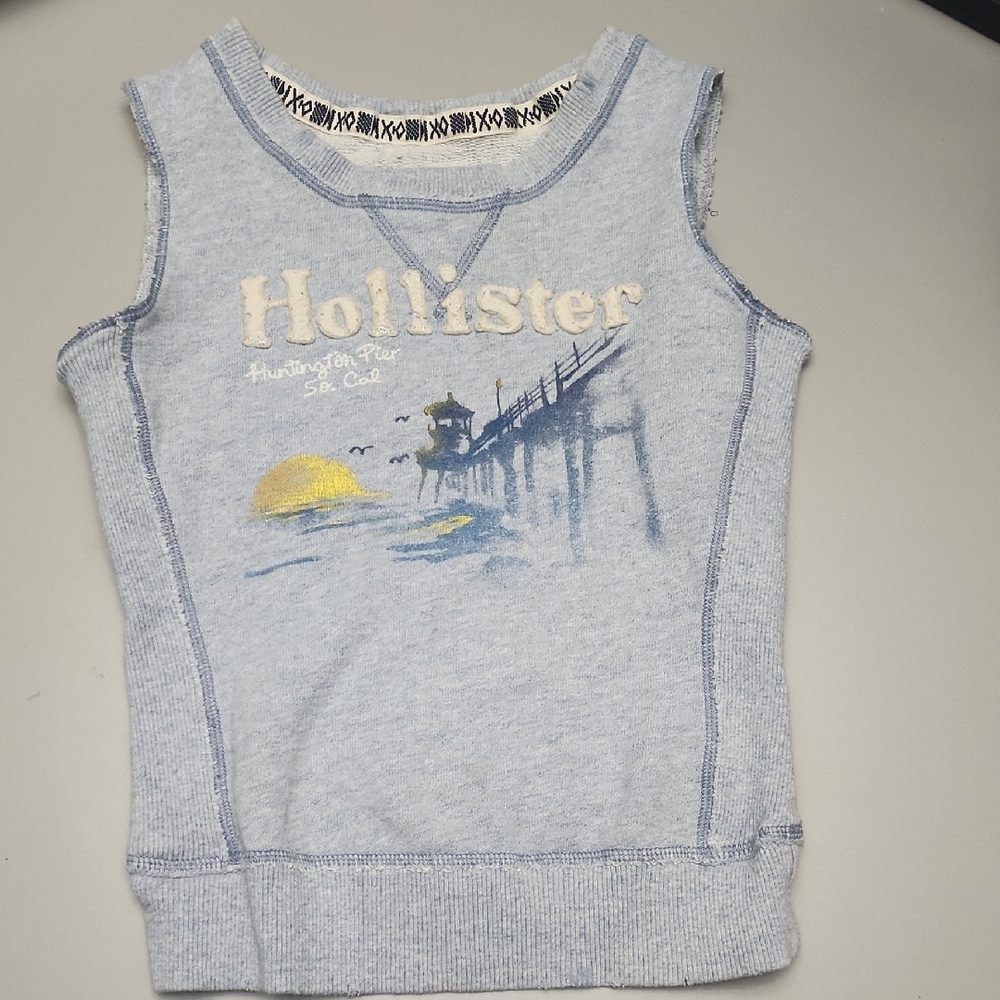 Y2K Hollister Light Blue Sleeveless Retro